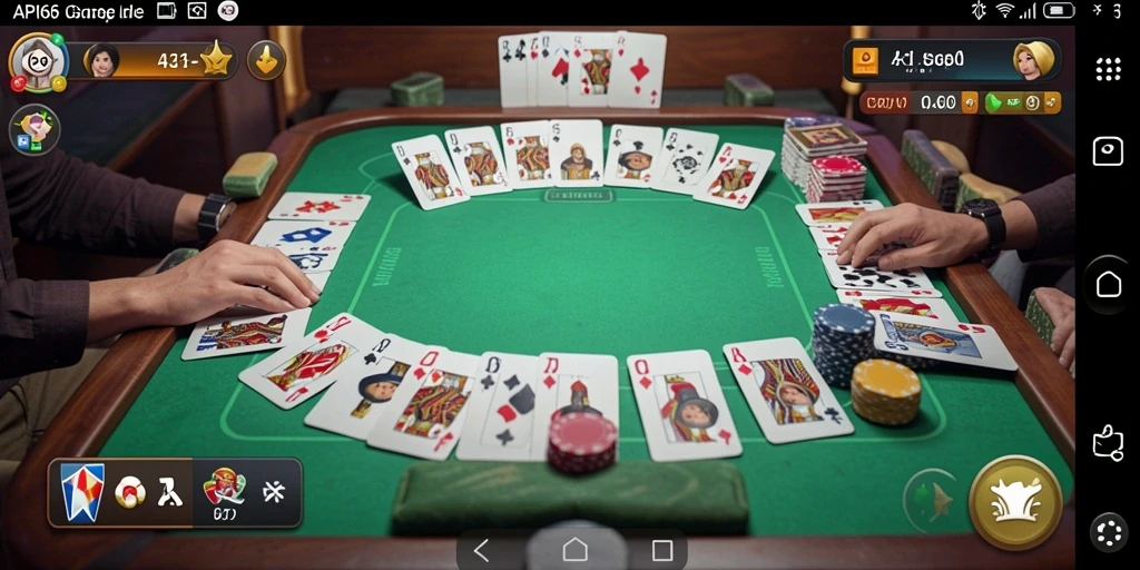 Tampilan gameplay seru dari game Gaple API66.