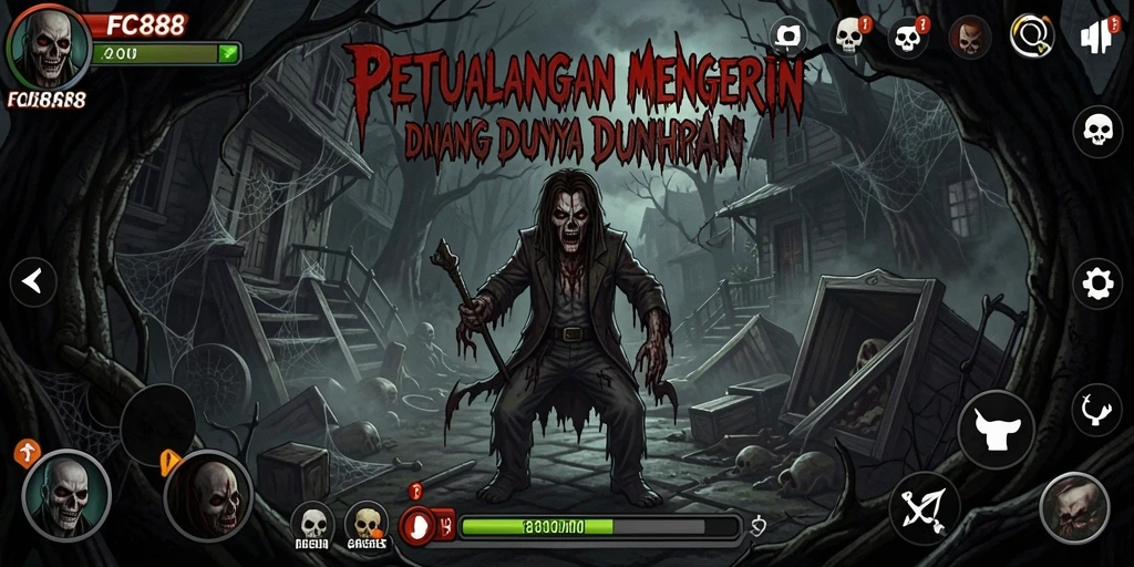 Screenshot menampilkan momen menegangkan dalam permainan FC888.
