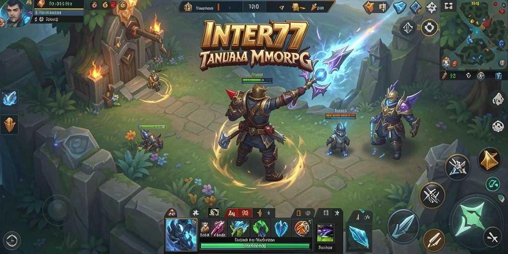 Screenshot gameplay INTER77 yang menunjukkan aksi pertarungan seru dan grafik memukau.