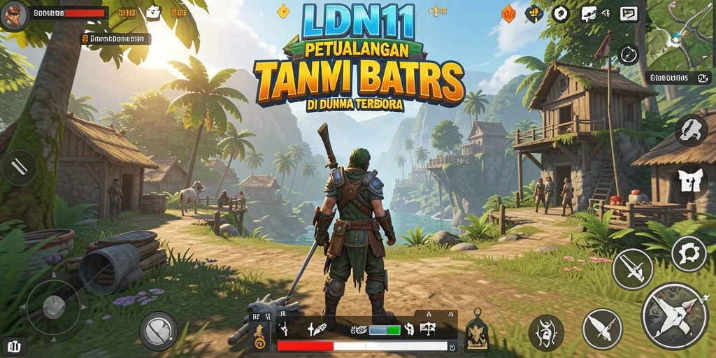 Gameplay seru di dunia terbuka LDN11 yang dapat dieksplorasi.